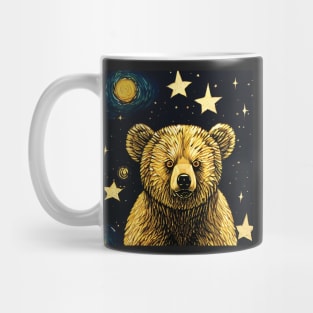 Story book bear with Stars at Night Mug